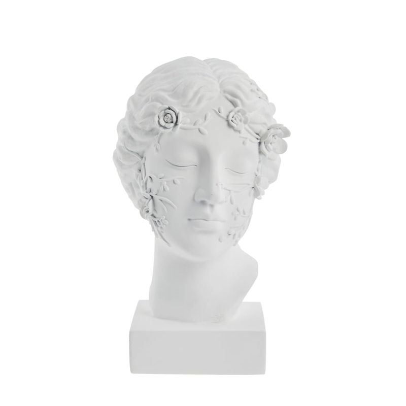 Dekoration Sielle Vit Polyresin Lene Bjerre