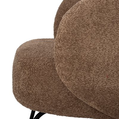 Fåtölj Brun Polyester Harry | Bloomingville