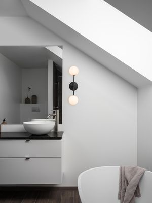 PR Home Sigma D Vägglampa Svart Opal, 49cm