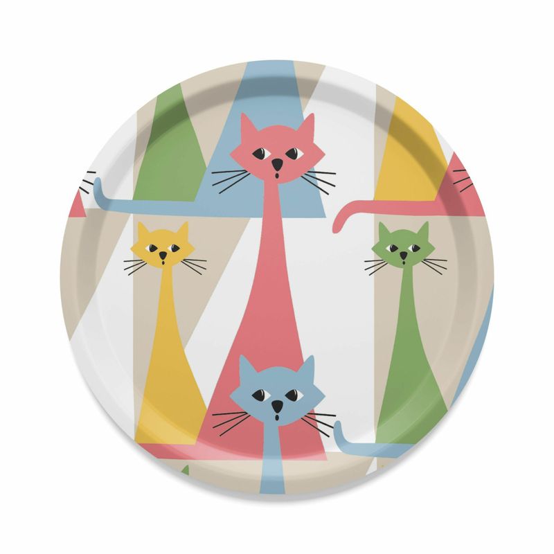 Kitty multi rund bricka Arvidssons Textil