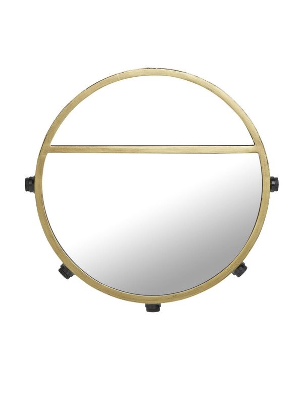 Bea Spegellampa Svart/guld 45cm Svart | PR Home
