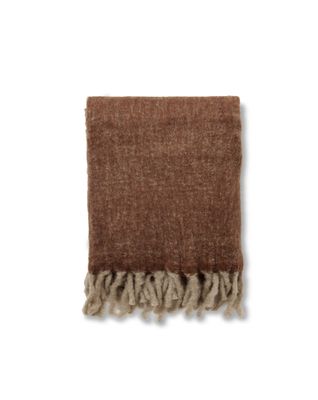 Jakobsdals Zara Brushed Pläd 130x170 cm Beige