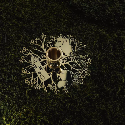 Hilke Collection Ljusstake Hilke X Mumin No.1 Guld