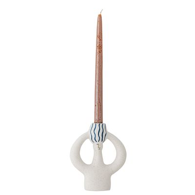 Ljusstake Blå Stengods Hatty | Bloomingville