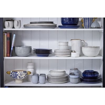 Lene Bjerre Eliana Ljusstake Linne Marmor H10 cm