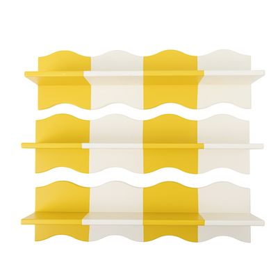 Bloomingville Bubbi Hylla, Gul, Mdf L80xH22,5xW17 cm