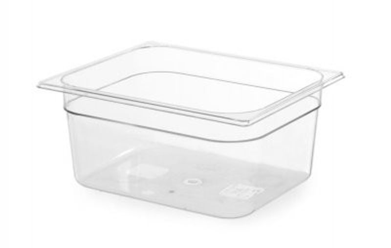 Gastronorm kantin 1/2 - polykarbonat - 12.5 L - 325x265x(H)200mm