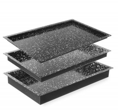 Gastronorm kantin emaljerad - GN 1/1 - 530x325x(H)40mm