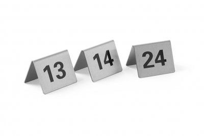 Tablestand numbers - Numbers 1-12 - 50x35x(H)40mm