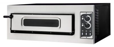 Pizzaugn enkel 1/50 vetro | 45/455C - 400V / 4000W - 915x621x(H)357mm