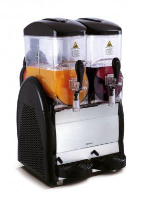 Slushmaskin 2x12L - 24 L - 230V / 740W - 470x520x(H)810mm