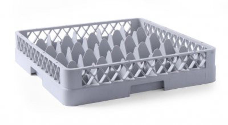 Diskmaskin korg för glasvaror - 25 fack - 500x500x(H)104mm