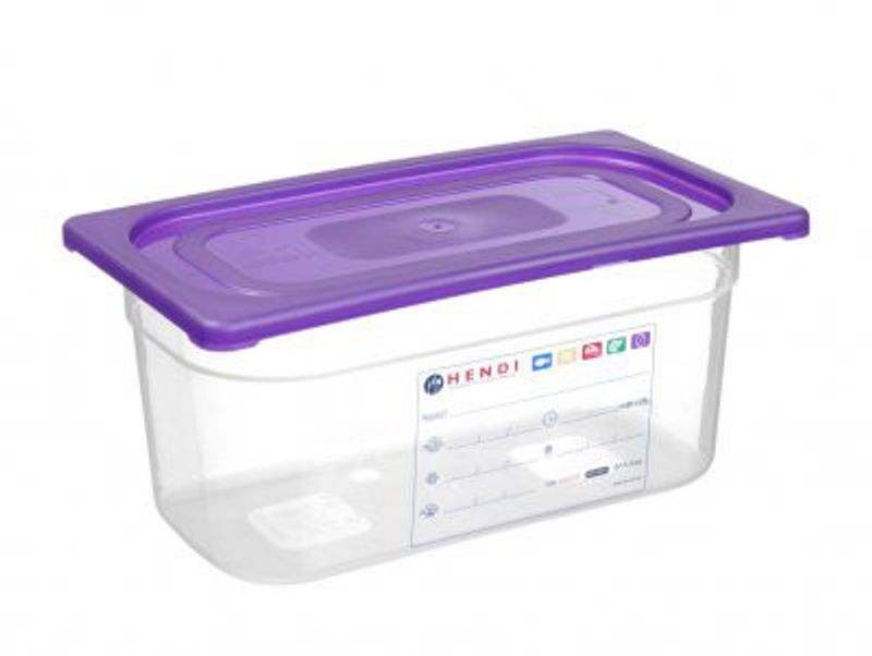 Gastronorm lock lila - HACCP - GN 1/2 - Lila - 325x265mm