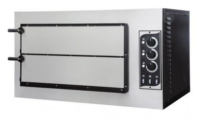 Pizzaugn enkel 2/50 vetro | 45/455C - 400V / 600W - 915x621x(H)527mm