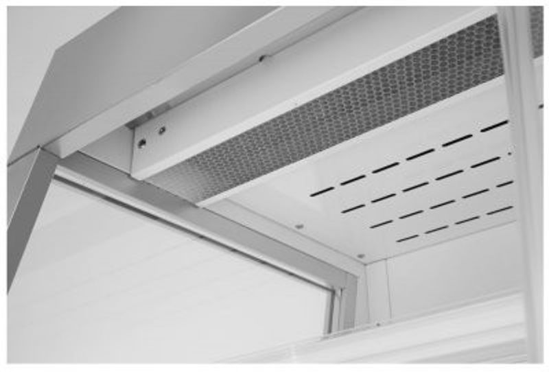 Open front multideck display refrigerator 320L | 2/8C - 230V / 1300W - 920x847x(