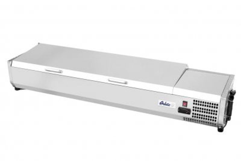 Kyldisk GN 1/3 - 4x GN1/3 | 2/8C - 230V / 180W - R600a - 1205x395x(H)290mm