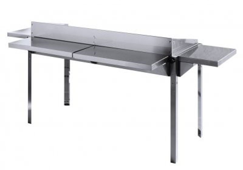 Bakre bord till Gasgrill utegrillning - bakre bord - 650x298x(H)160mm