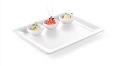 Gastronorm trays with slim rim - GN 2/4 - 530x163x(H)20mm