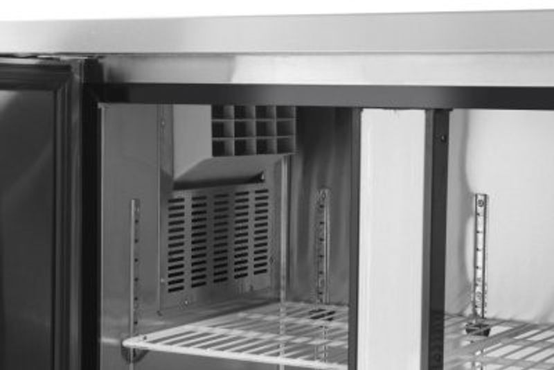 Frysdisk 2 dörrar Kitchen Line 220L - 166 L | -22/-17C - 230V / 550W - R600a - 1