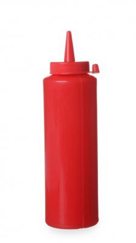 Dispenserflaskor - 0.2 L - Röd - 50x(H)185mm