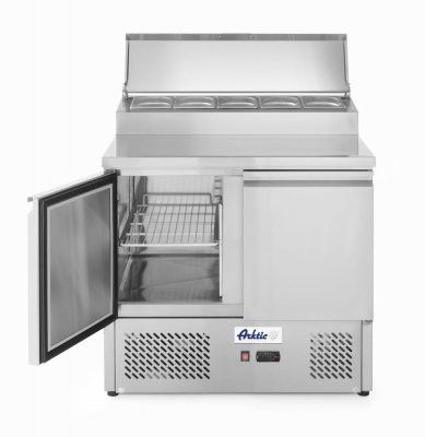 Salladskyl med 2 dörrar förhöjd GN display 300L | -2/8C - 230V / 310W - R600a - 