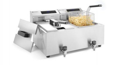 Fritös Mastercook med tappkran digital - 2 x 8 l - 16 L - 230V / 7000W - 605x515