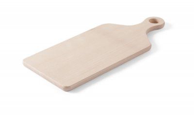 Skärbräda med grepp - Ljust trä - 390x160x(H)13mm