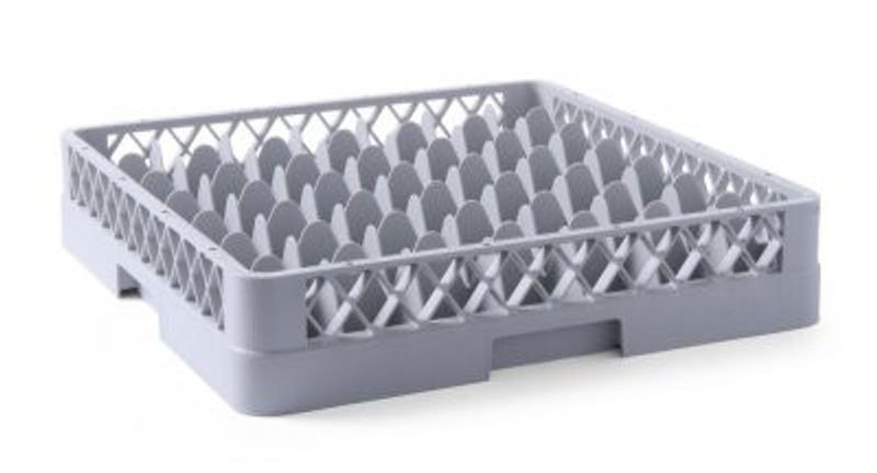 Diskmaskin korg för glasvaror - 9 fack - 500x500x(H)104mm