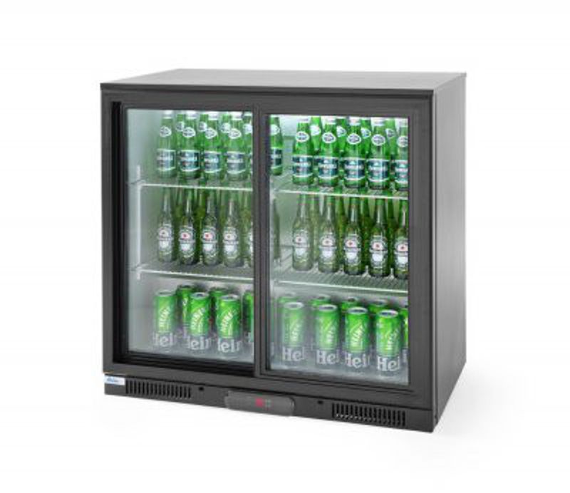 Barkyl skjutdörrar 197L | 2/10C - 230V / 220W - R600a - 900x500x(H)900mm