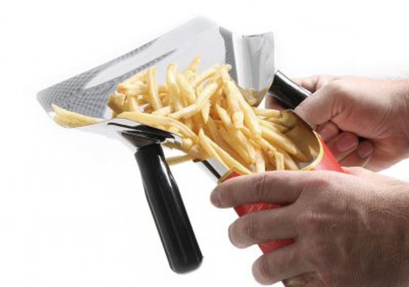 Pommes frites skopa trattform - 230x220mm