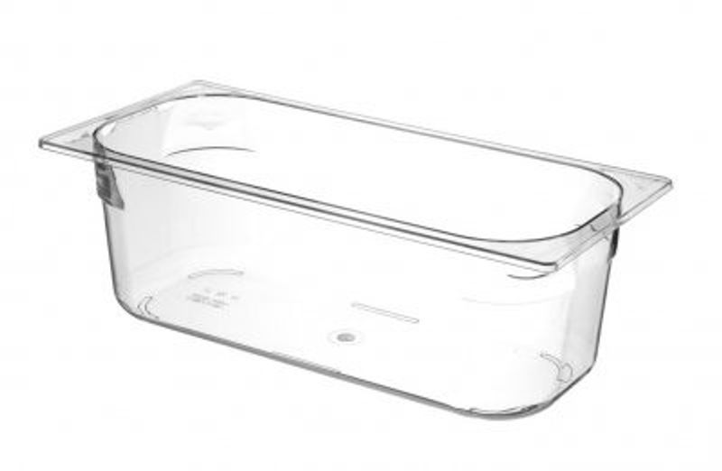Glasskantin Polykarbont - 5 L - Transparent - 360x250x(H)80mm