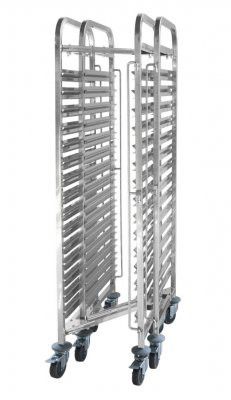 Diskvagn kompakt lagring - 15 x GN 1/1 - 380x550x(H)1700mm