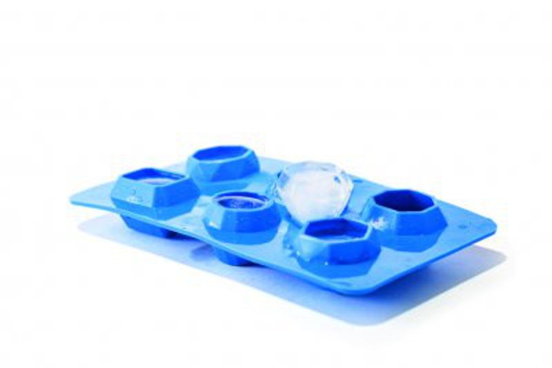 Ice cube mould assorted gems - 190x105x(H)30mm