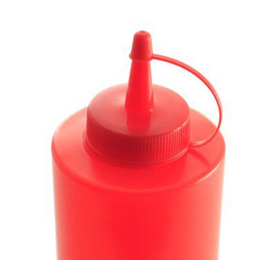 Dispenserflaska - 0.35 L - Gul - 55x(H)205mm