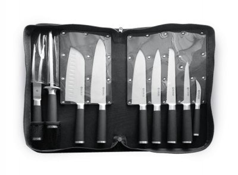 Köksknivar 9 delar sats - 445x260x(H)65mm