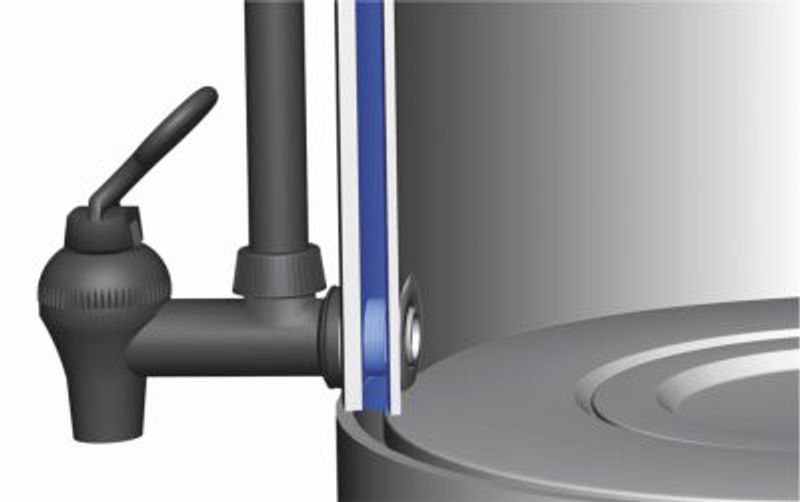 Varma Drycker Dispenser Dubbelvägg - 18 L - 230V / 2200W - 288x(H)602mm
