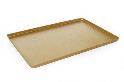 Presentationsbricka guldfärg - 600x400x(H)20mm