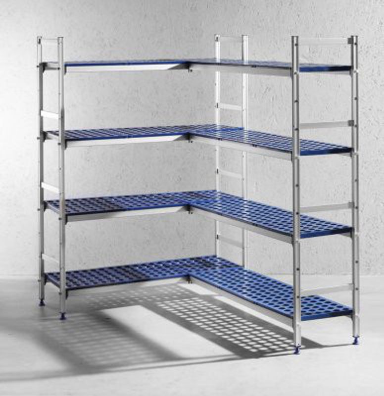 Aluminium Förvaringsställ - anslutningskrok - 15x42x(H)42mm