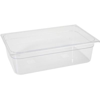 Gastronorm kantin 2/1 - 58 L - Transparent - 650x530x(H)200mm