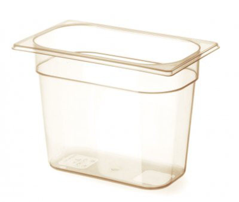 Gastronorm kantin 1/4 hög temperaturtålighet - 3.8 L - 265x162x(H)150mm
