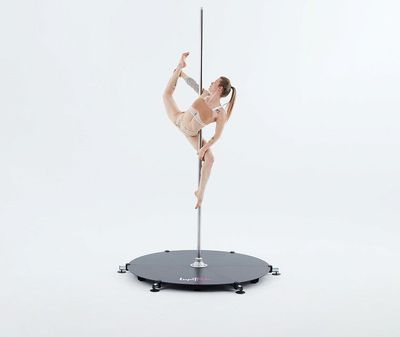 LUPIT POLE STAGE - Krom - Quick Lock - 45mm Korta Ben