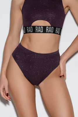 RAD Bahari glitter top - Prune