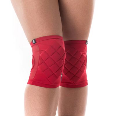 Poledancerka knee pads RED with Pockets