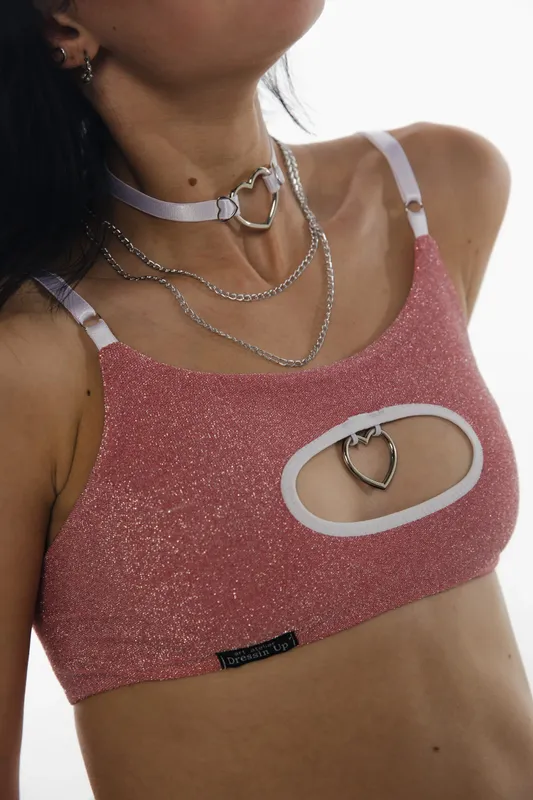 DressinUp Art Atelier Top Amoria Lurex Pink