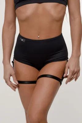 RAD Polwear - Eve Garter Bottom Black