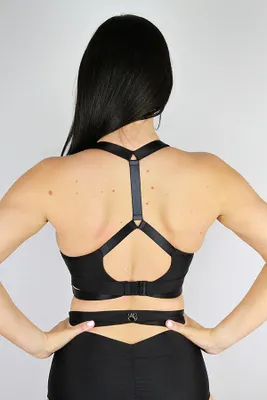 Rarr Designs - Yasmin Plunge Bralette BLACK