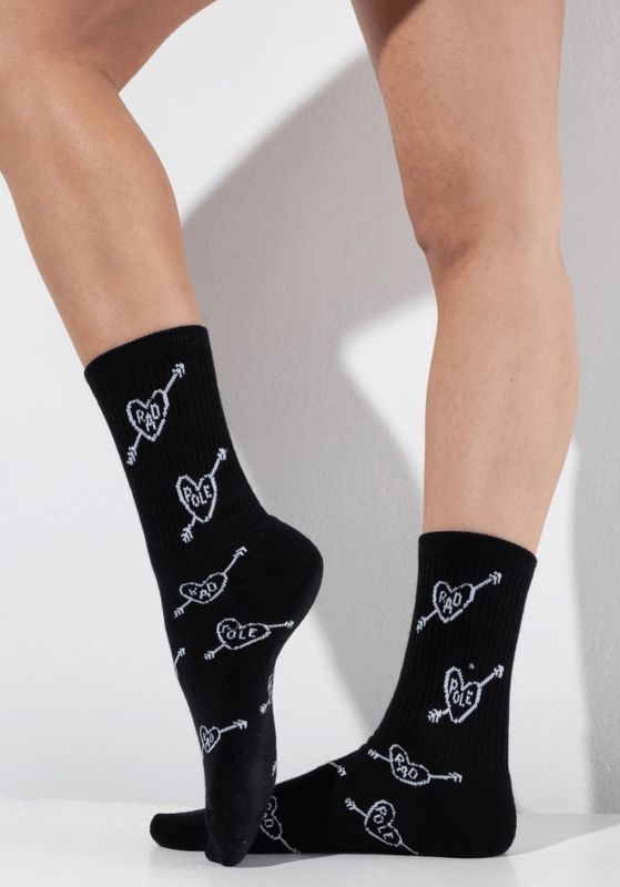 RAD Love pole socks - Black
