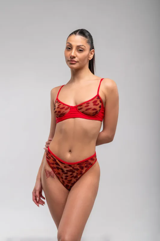 RAD Inferno top - Leopard