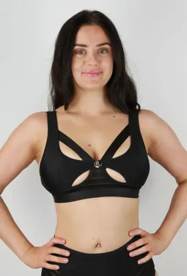Rarr Designs - Alexis Butterfly Bralette BLACK
