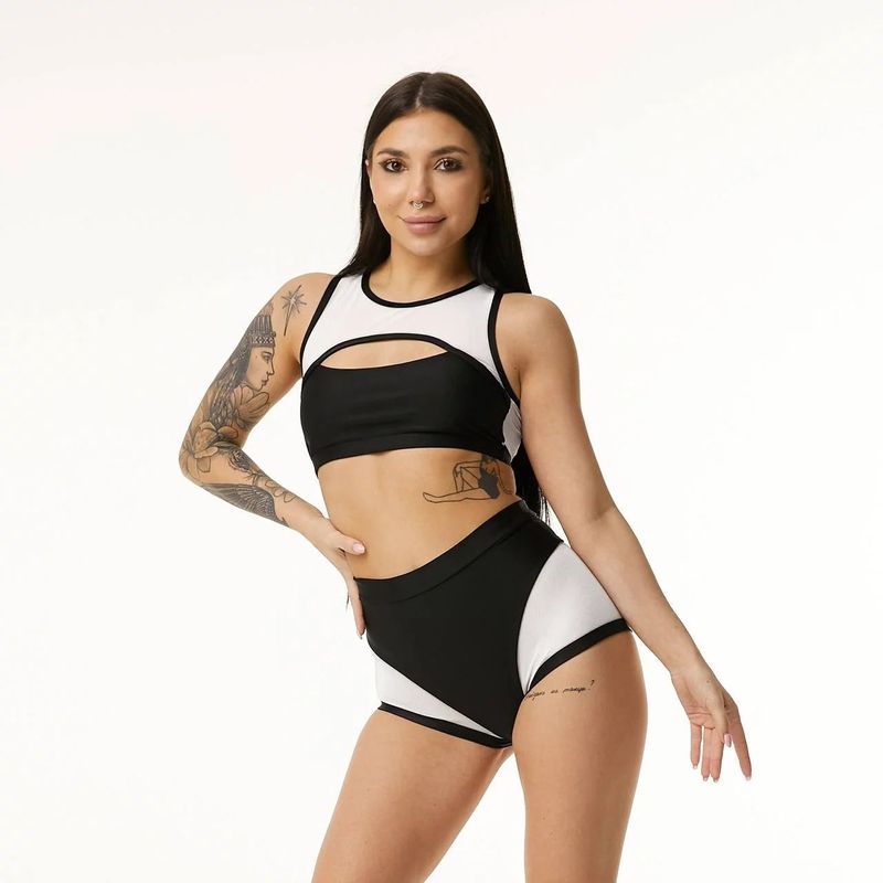Polerina Wear - Bottom Polerina - Black and White